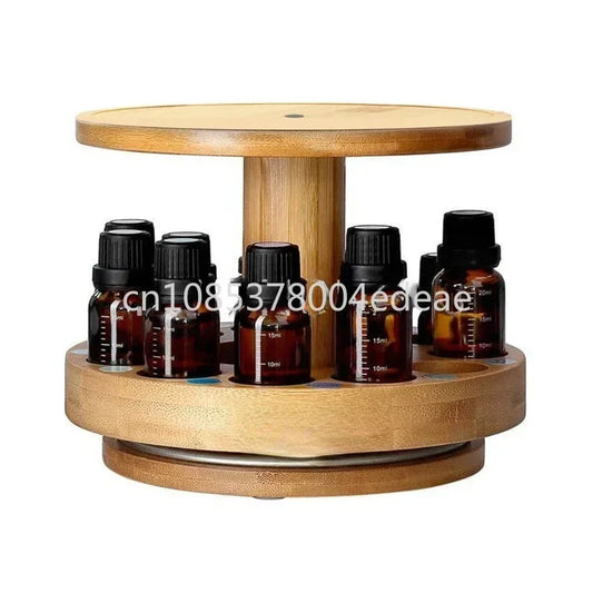 Rotating Diffuser Display with Essential Oil Storage